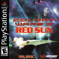 Colony Wars Red Sun PAL Playstation PAL box art